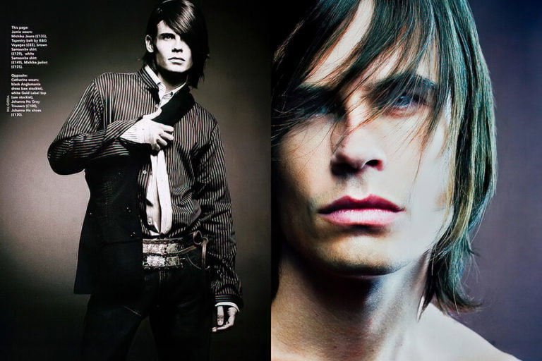 Hans Matheson posing for the camera