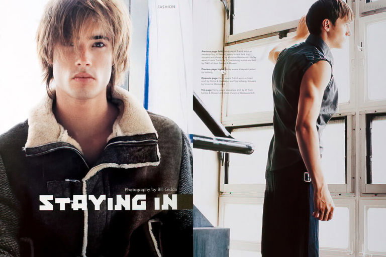 A person standing posing for the camera