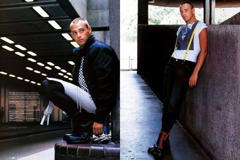 A man holding a bag of luggage