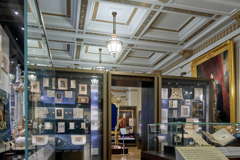 A store inside of a building