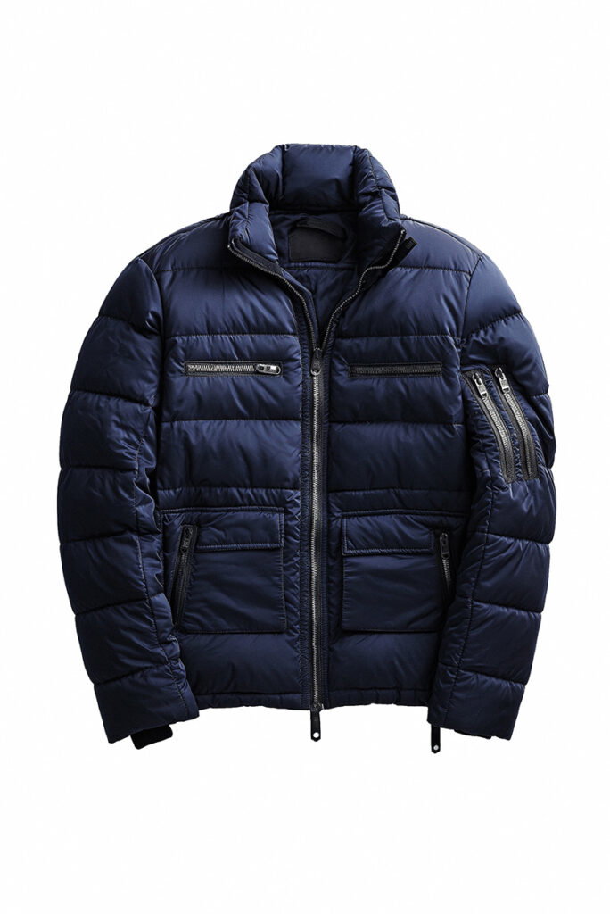 A close up of a coat