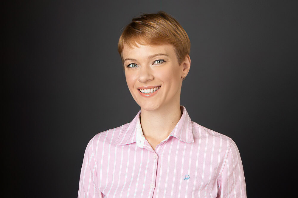 A person posing for the camera