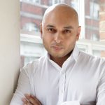 A man looking at the camera