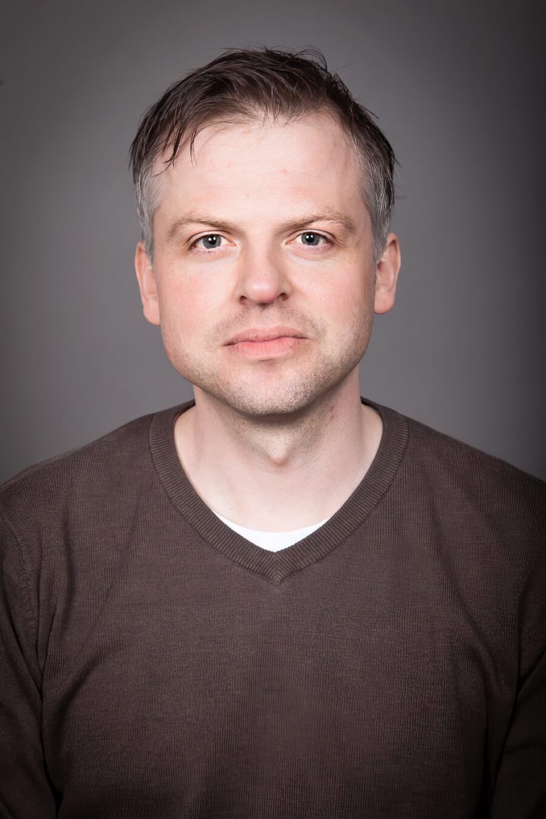 A man looking at the camera