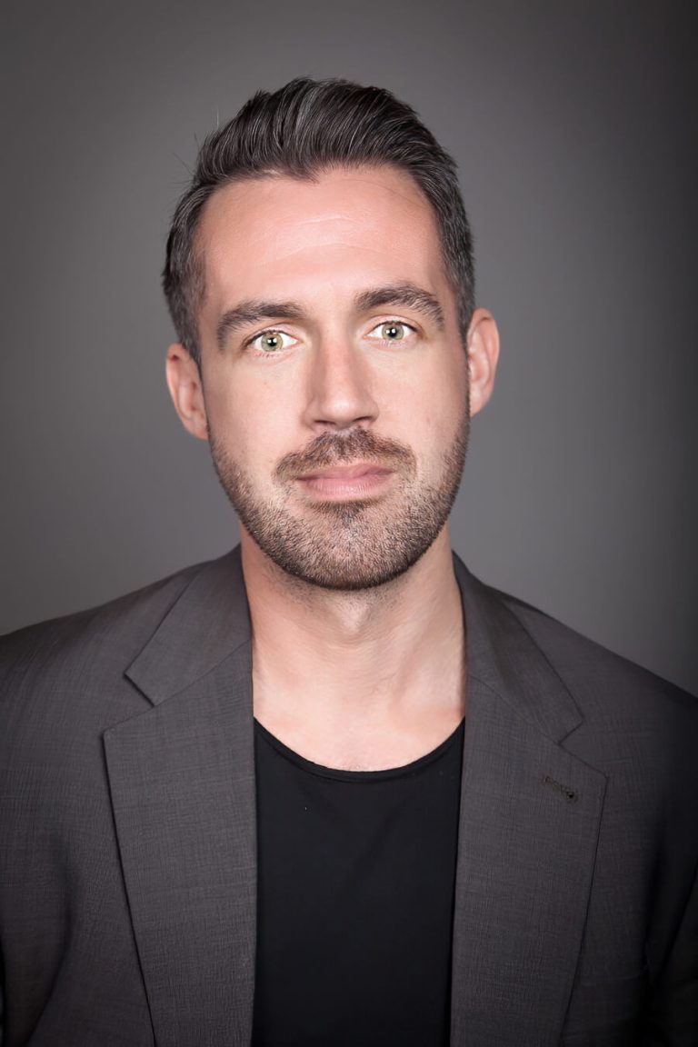 A man looking at the camera