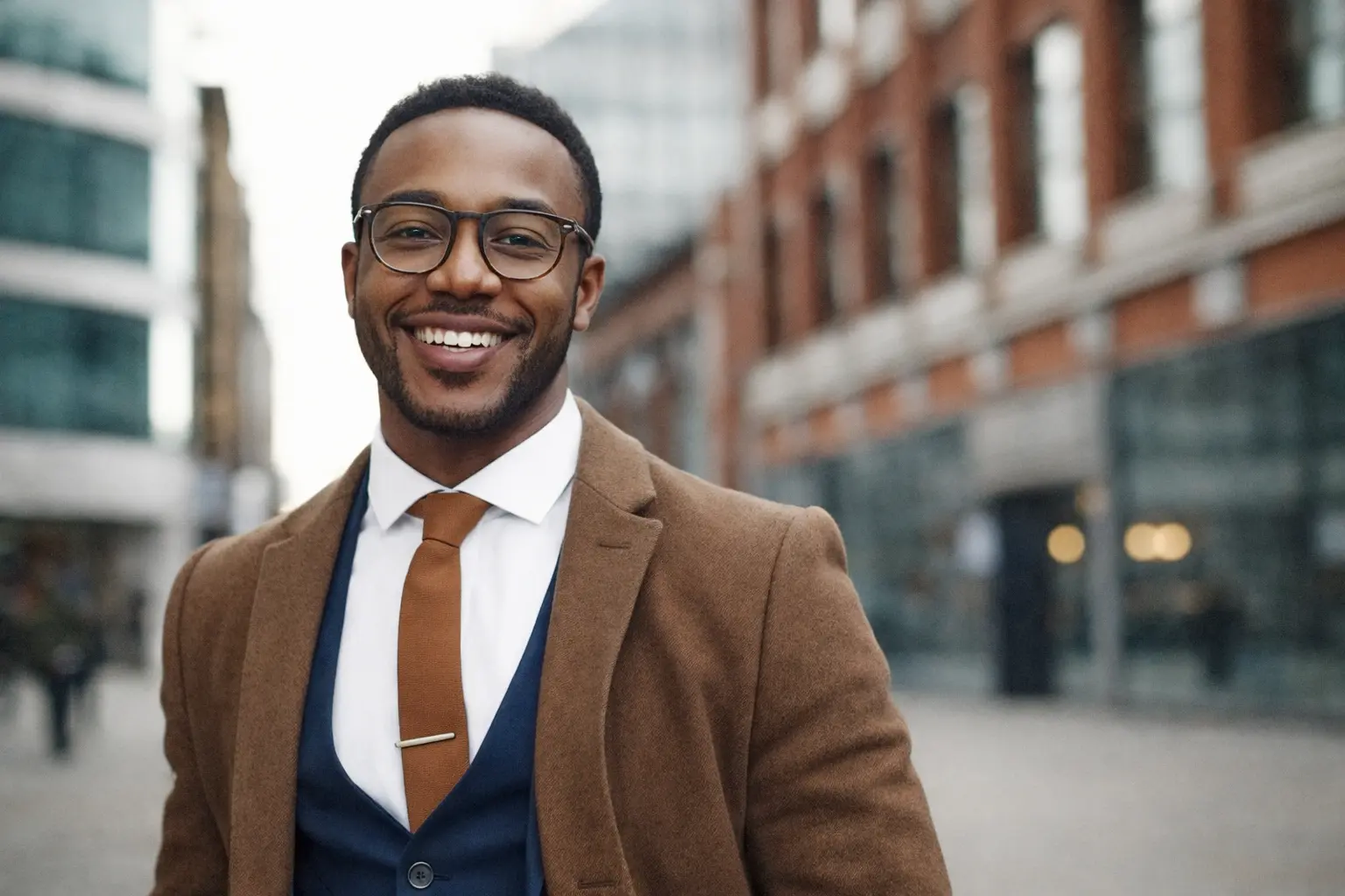 Male professional headshot outdoor outdoor EyeMedia Studios