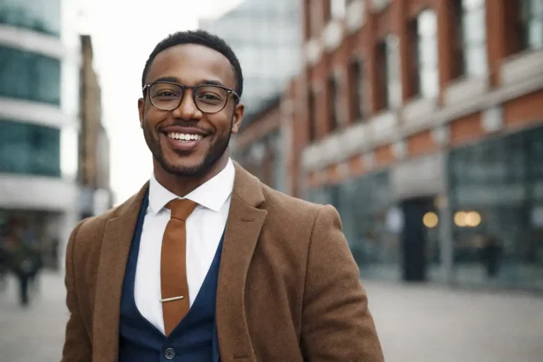 Male professional headshot outdoor outdoor EyeMedia Studios