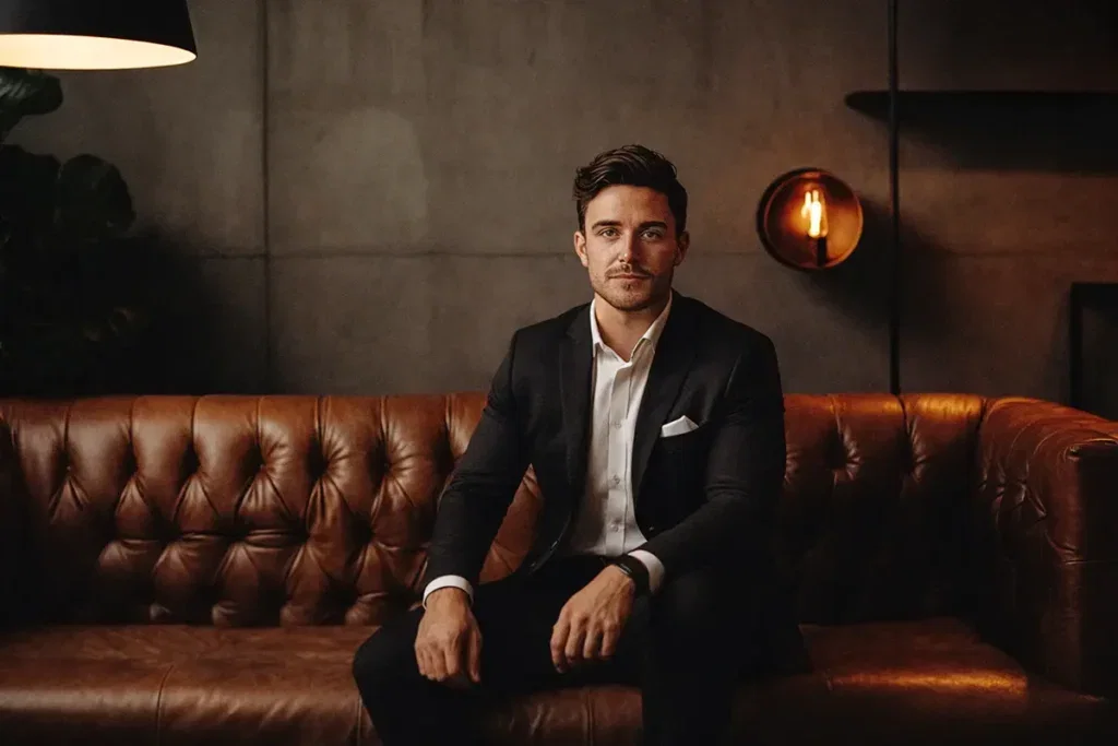 Male professional personal branding London EyeMedia Studios