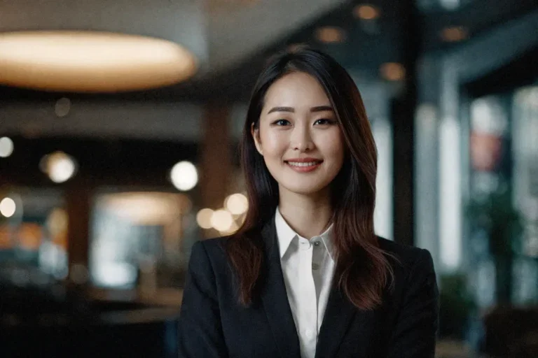 Female professional headshot London EyeMedia Studios