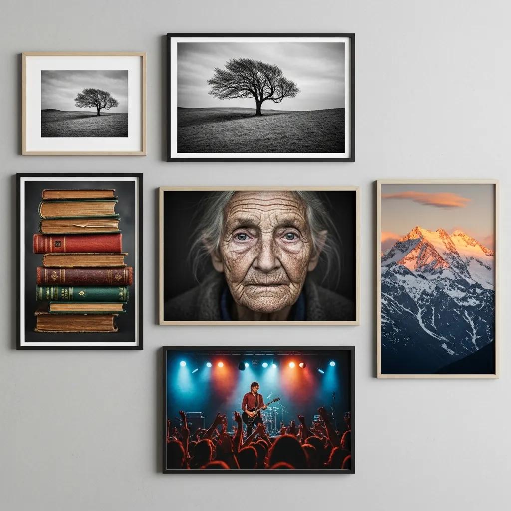 Curated selection of strong portfolio images in different styles