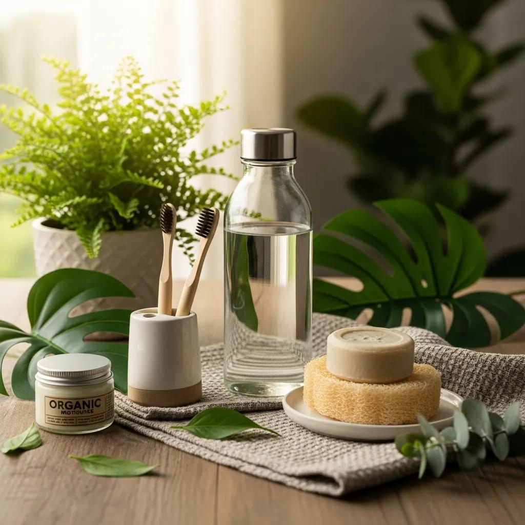 Eco-friendly shoot using natural light and greenery