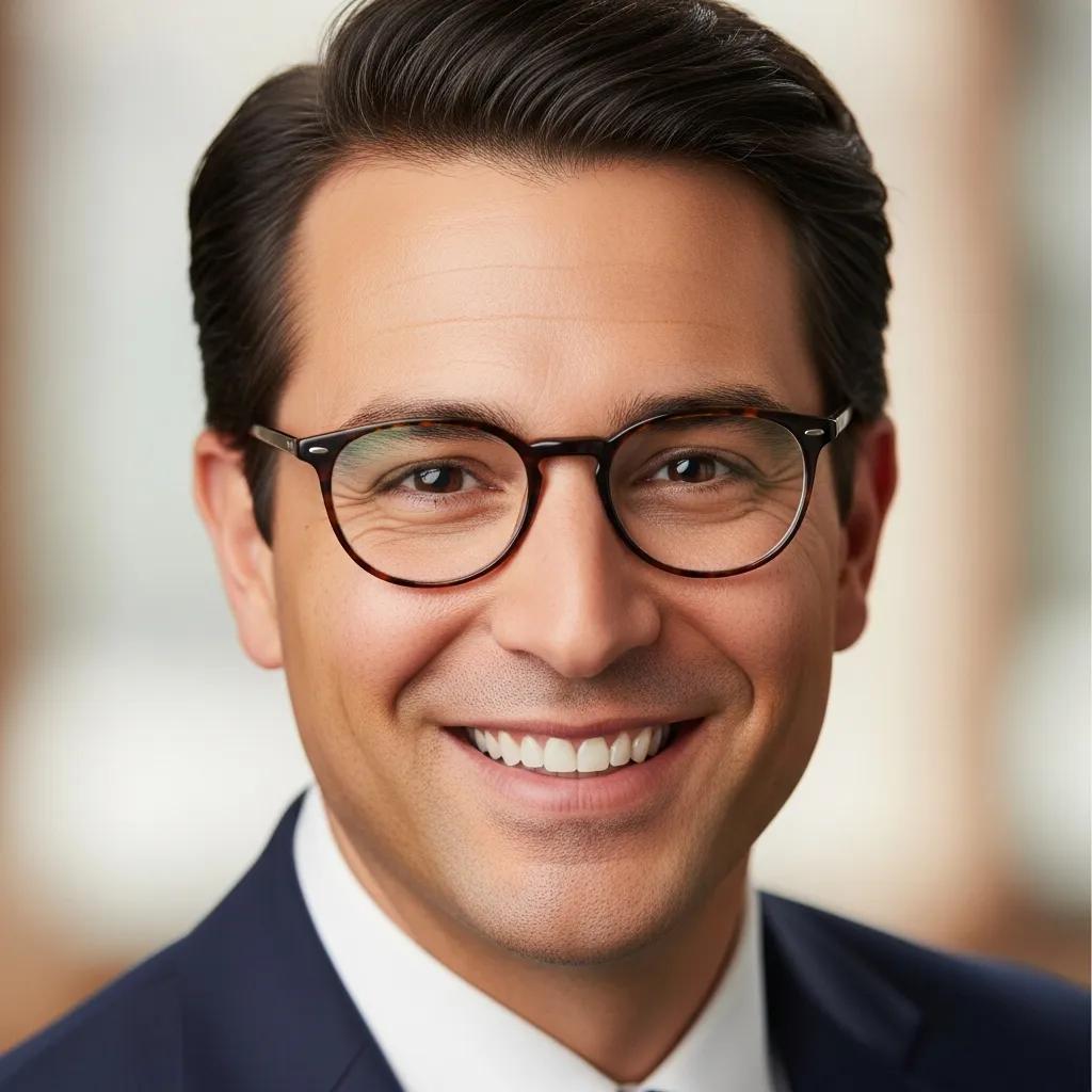 LinkedIn-ready professional portrait demonstrating approachability and confidence