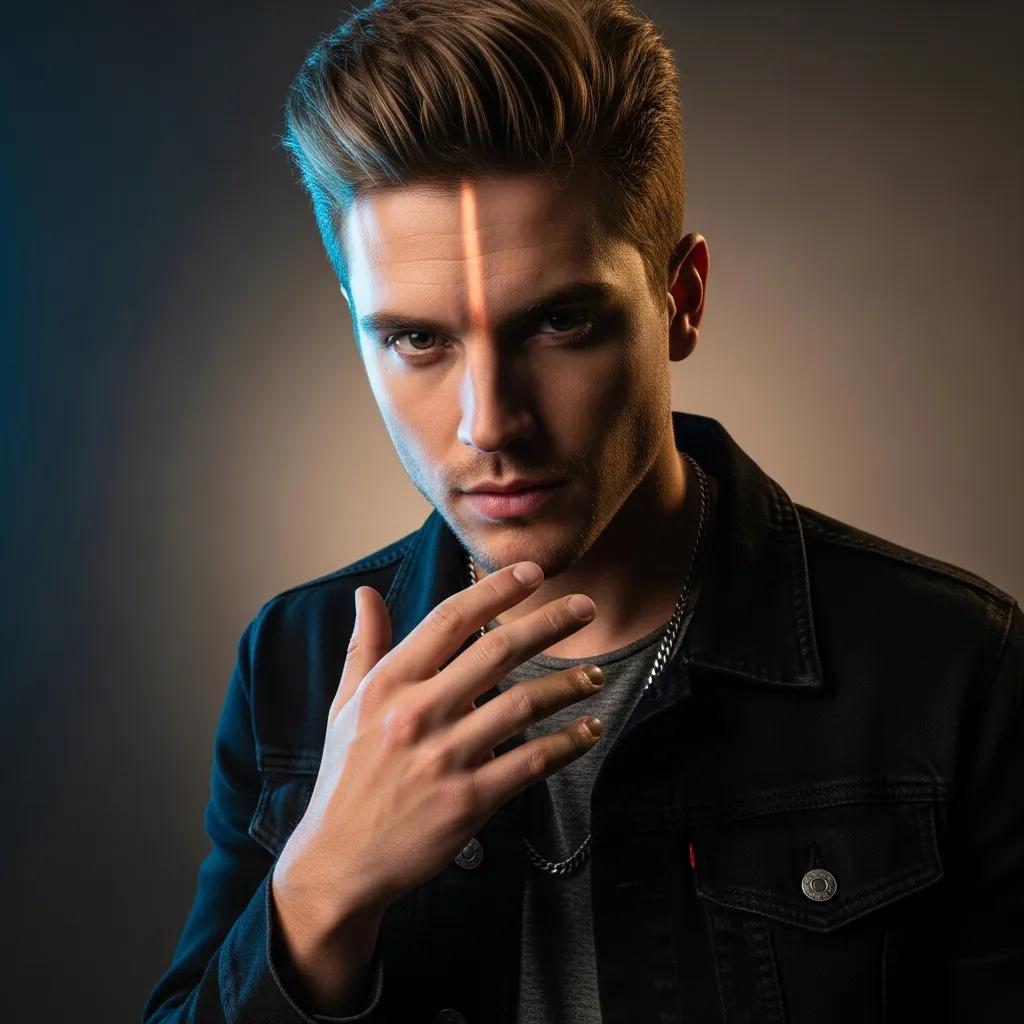 Actor headshot in London capturing personality and creative range