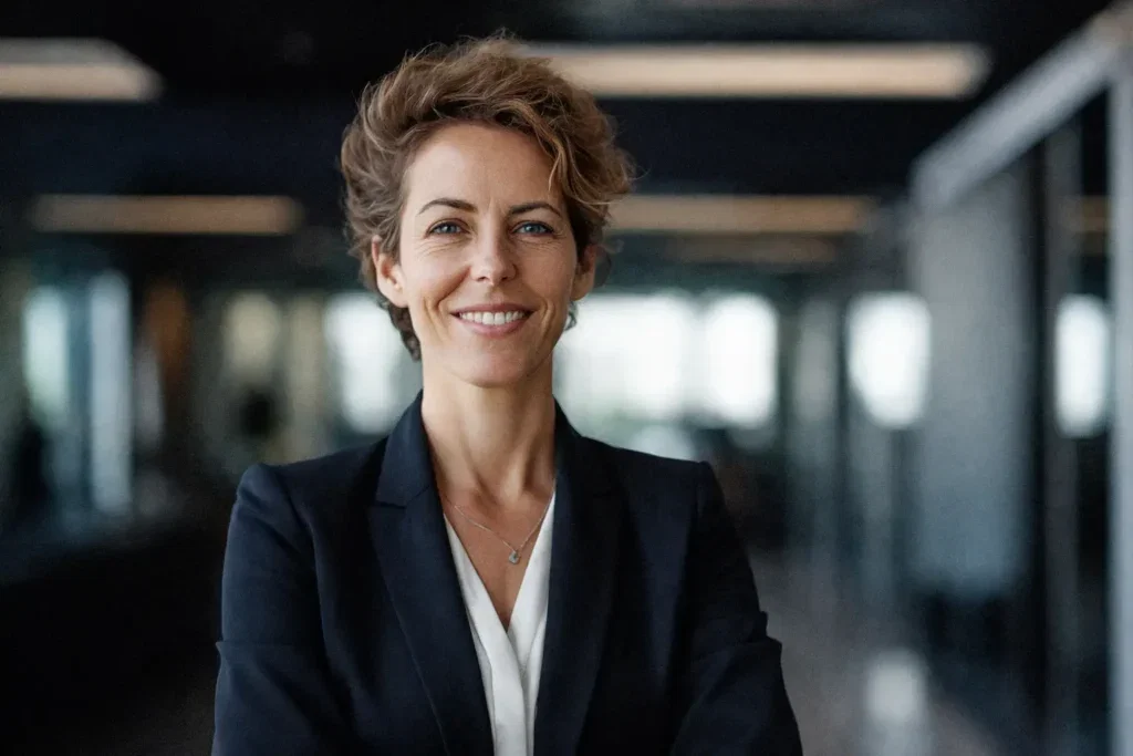 Female professional headshot London EyeMedia Studios