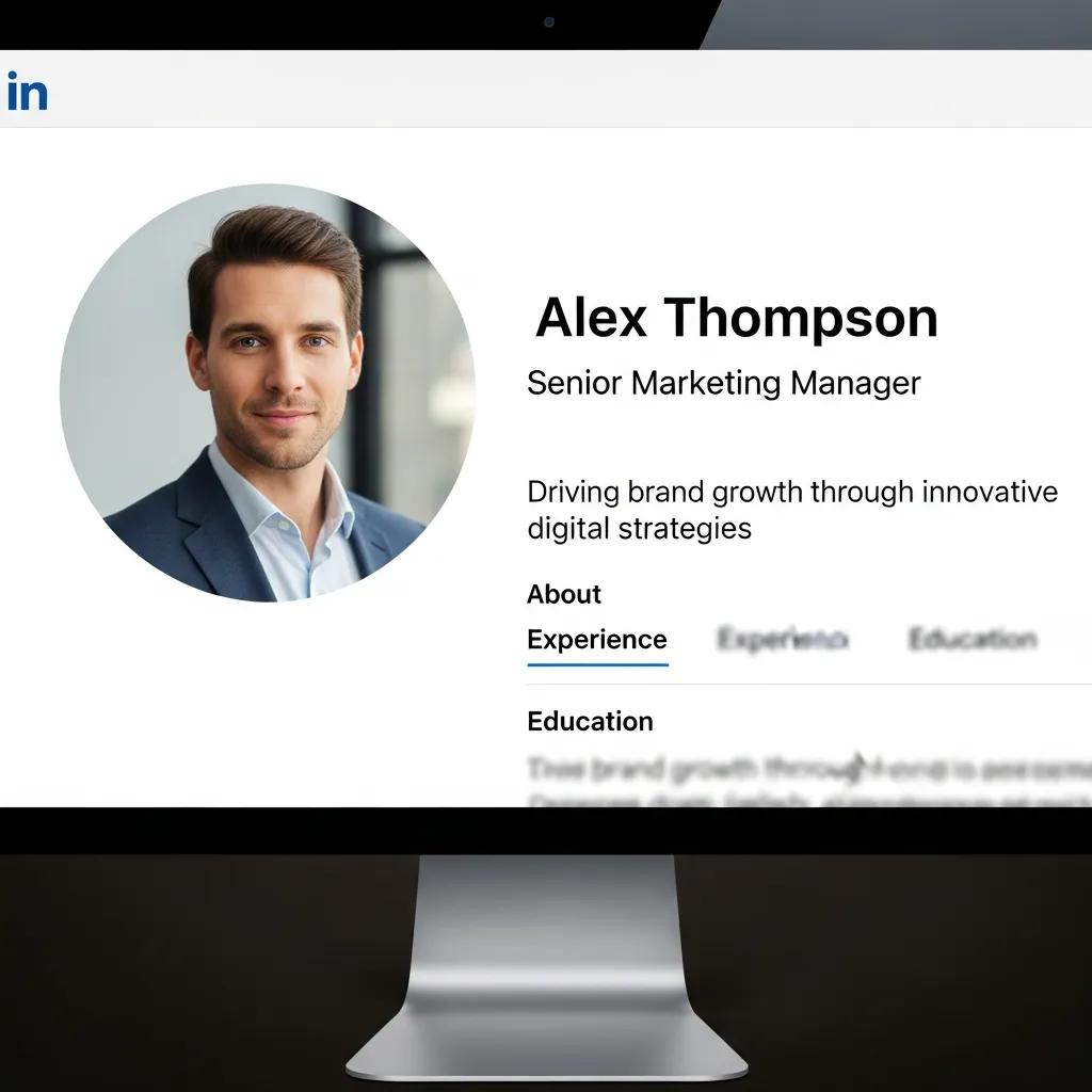 Crisp, high-resolution LinkedIn headshot highlighting professional branding