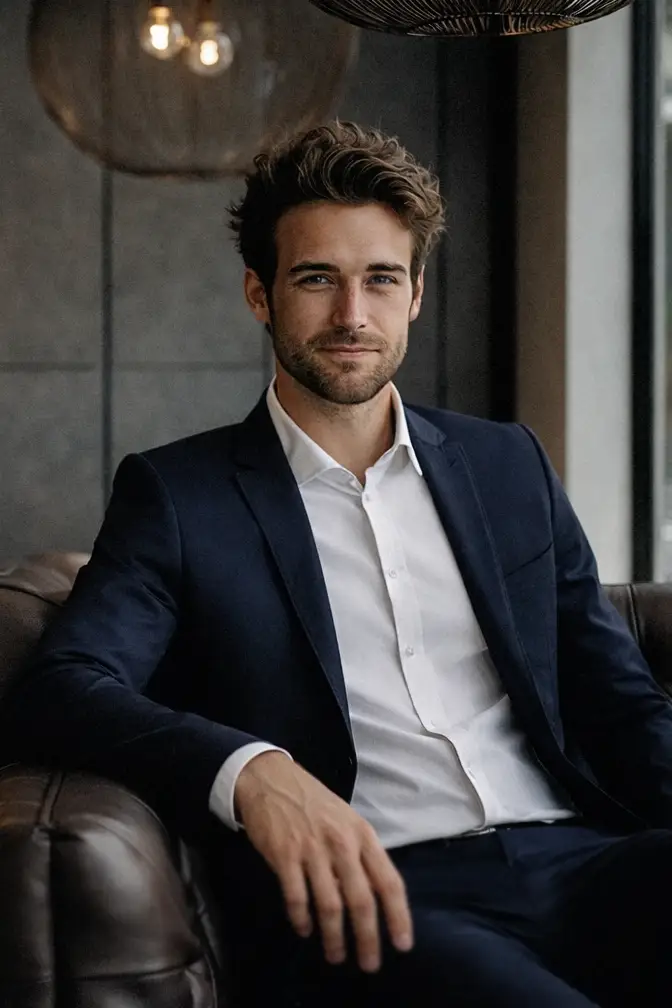 Male professional headshot London EyeMedia Studios