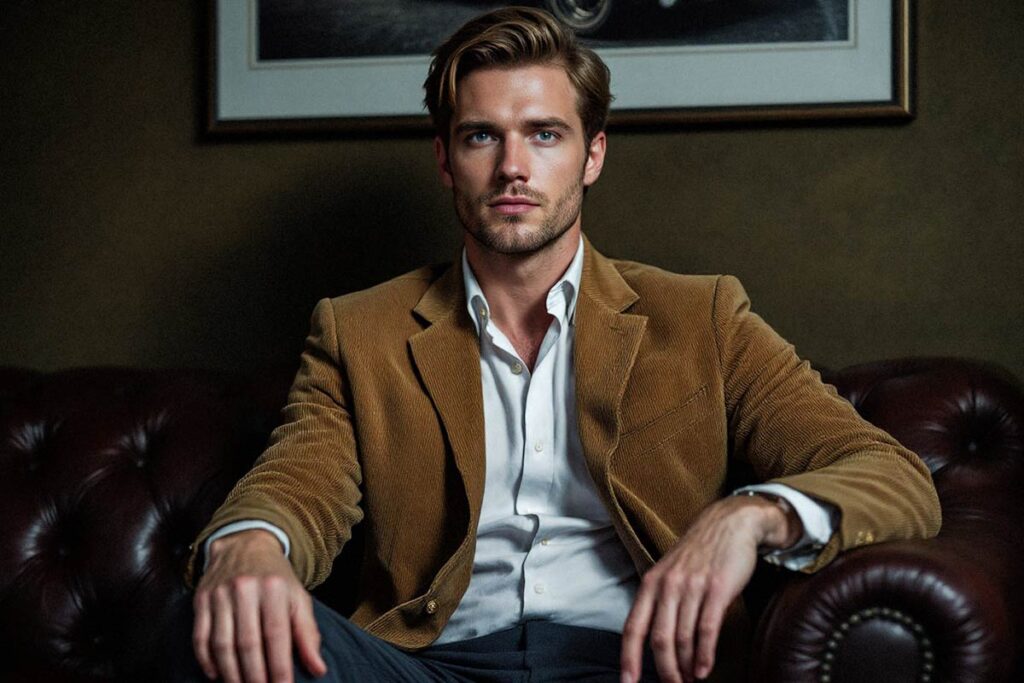 A man wearing a suit and tie