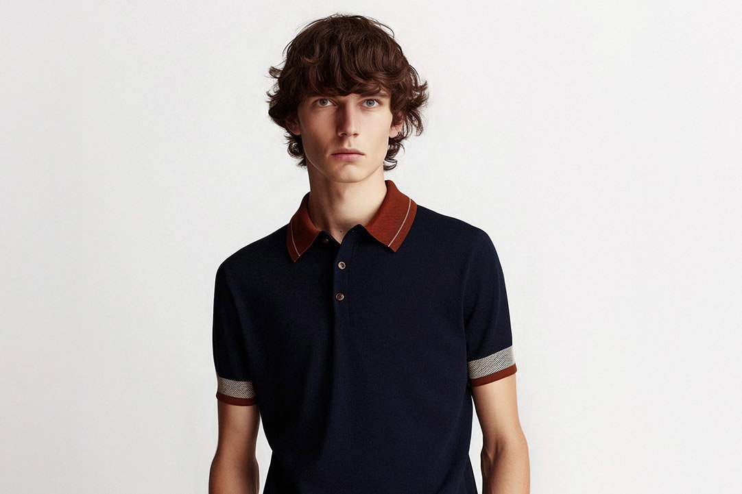 A person standing posing for the camera