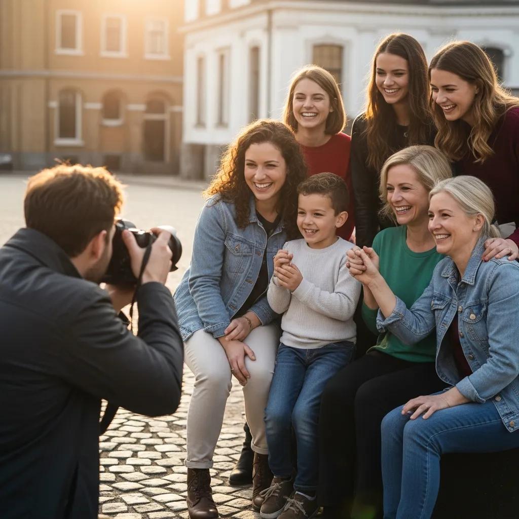 Photographer capturing a vibrant moment, showcasing visual storytelling techniques