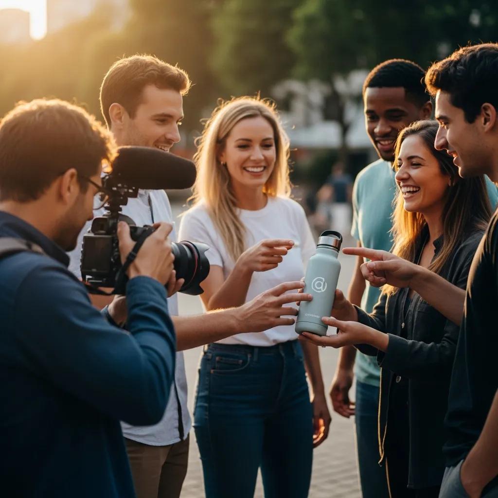 Photographer capturing authentic brand storytelling moments with diverse subjects