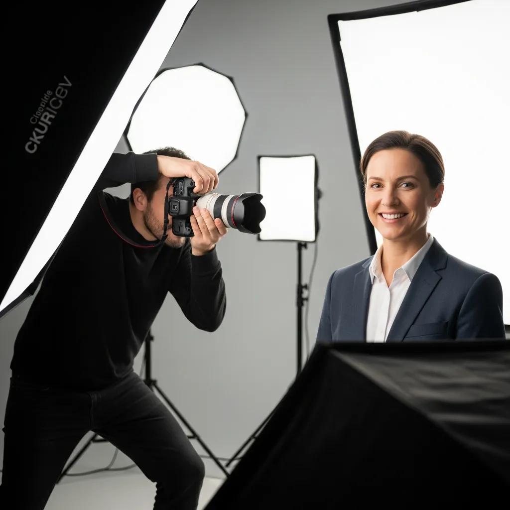 Professional LinkedIn headshot showcasing a confident individual in business attire
